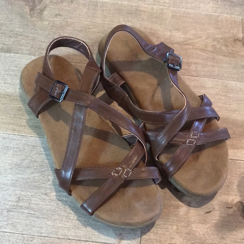 Pierre Dumas sandals brown strappy